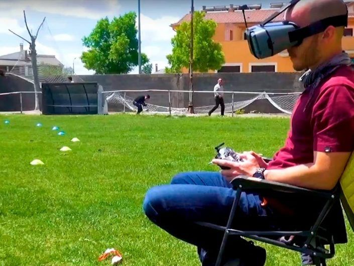 Carrera de Drones en Mozoncillo